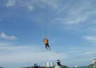 Parachute ascensionnel dans le baie de Pattaya