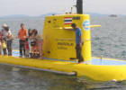 Submarine to discover the aquatic environment