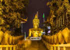 Der Buddha auf dem Hügel in Pattaya, Thailand