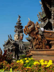 Sanctuaire de la vérité à Naklua Pattaya Thaïlande