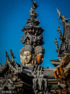 Sanctuaire de la vérité à Naklua Pattaya Thaïlande